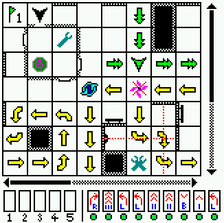 RoboRally for PalmOS in colour